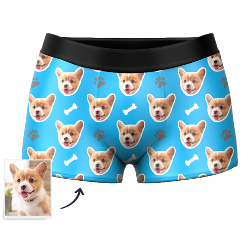 Custom Dog Face Boxer Shorts