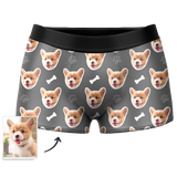 Custom Dog Face Boxer Shorts