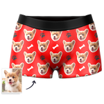 Custom Dog Face Boxer Shorts