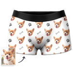 Custom Dog Face Boxer Shorts