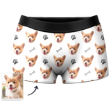 Custom Dog Face Boxer Shorts