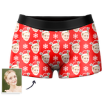 Custom Christmas Santa Boxer Shorts