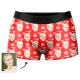 Custom Christmas Santa Boxer Shorts