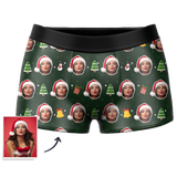 Custom Christmas Boxer Shorts