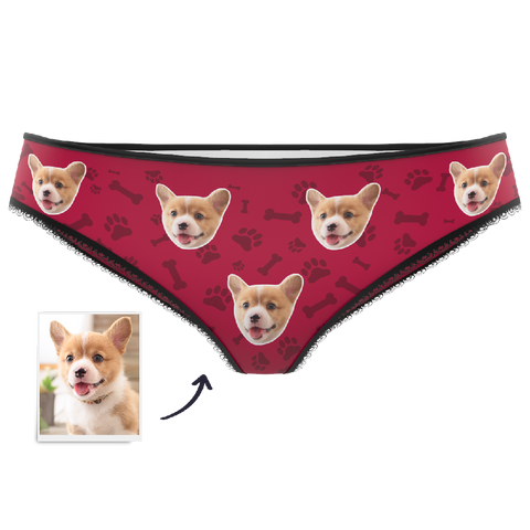 Custom Dog Face Panties