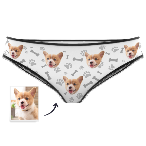 Custom Dog Face Panties