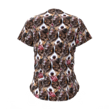 Custom Face Mash Dog T-shirt