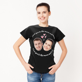 Custom Photo Love Woman T-shirt