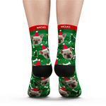 Custom Photo Socks Christmas