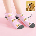 Custom Low cut Ankle Socks Dog