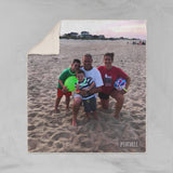 Personalized photo cover Your photo or Fleece Collage