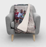 Personalized photo cover Your photo or Fleece Collage