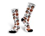 Sports socks, Custom football player sports socks, dad socks,