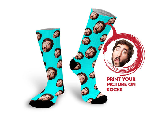 Personalized face socks, photo socks, personalized socks