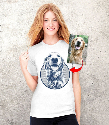 CARICATURE Personalized Dog Shirt-Dog Shirt for Women Gift