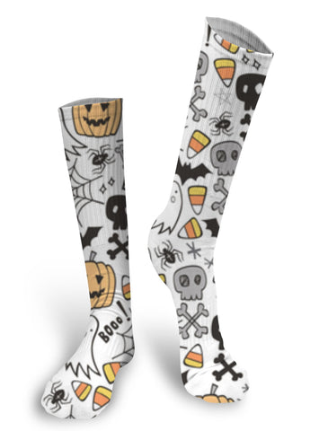 Personalized Halloween Socks - Pumpkin Socks