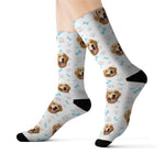 Personalized Dog Face Socks