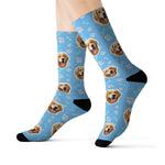 Personalized Dog Face Socks