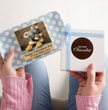 Valentine's Day Chocolate Photo with Personalized Message