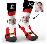 Custom Photo Socks Santa Claus Socks