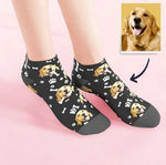 Custom Low cut Ankle Socks Dog